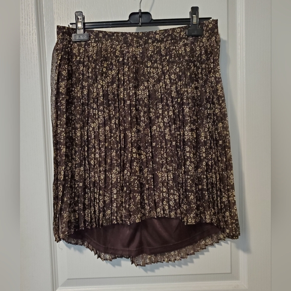 Propaganda by Plenty brown floral printed skirt size M - Picture 1 of 1